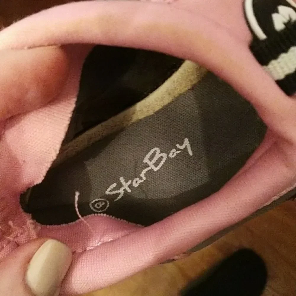 Star Bay Pink Girl Baby Toddler water swim beach shoes watershoes size 8 beach